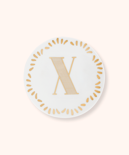 Piattino Lettera X