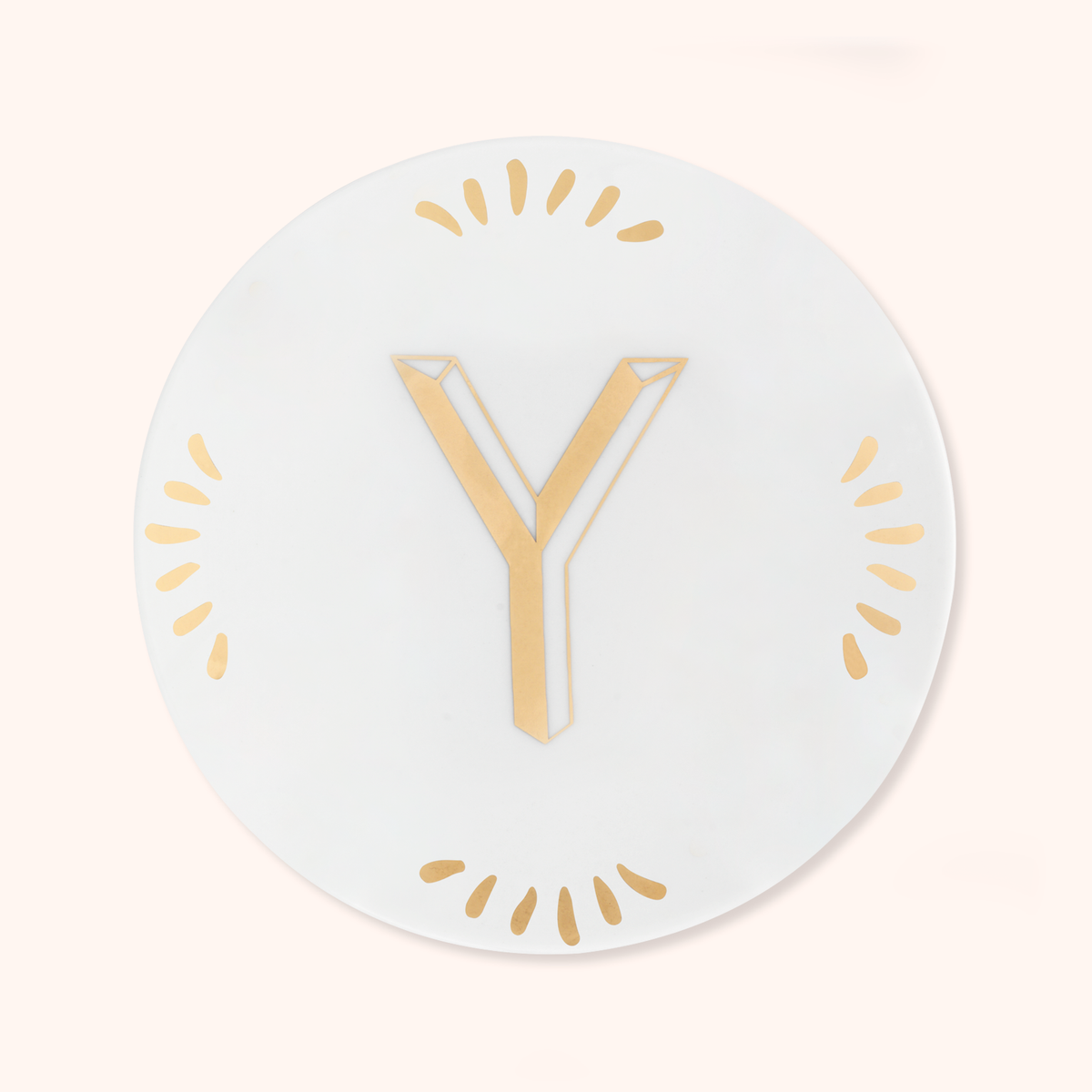 Little Plate Letter Y