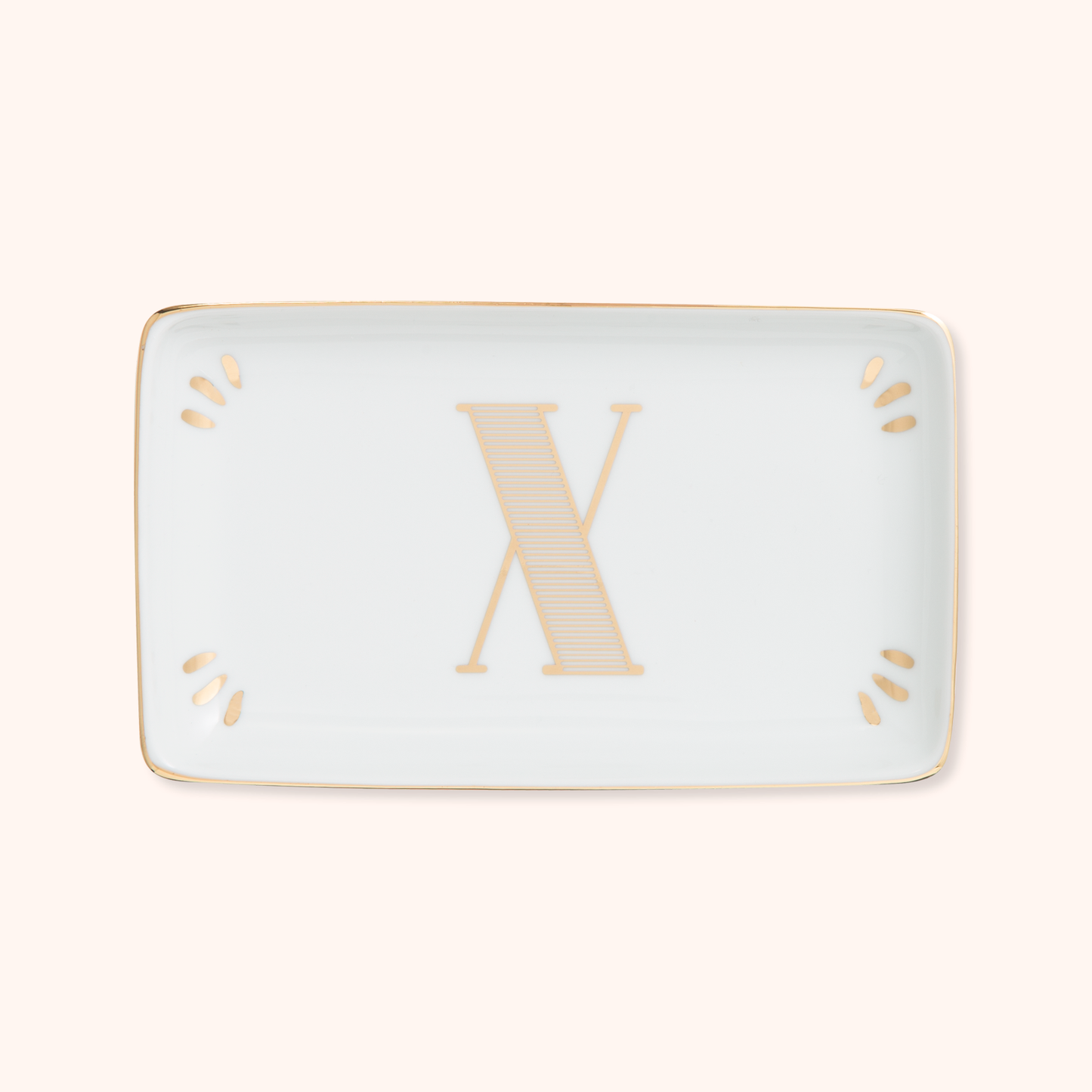 Rectangular Tray Letter X