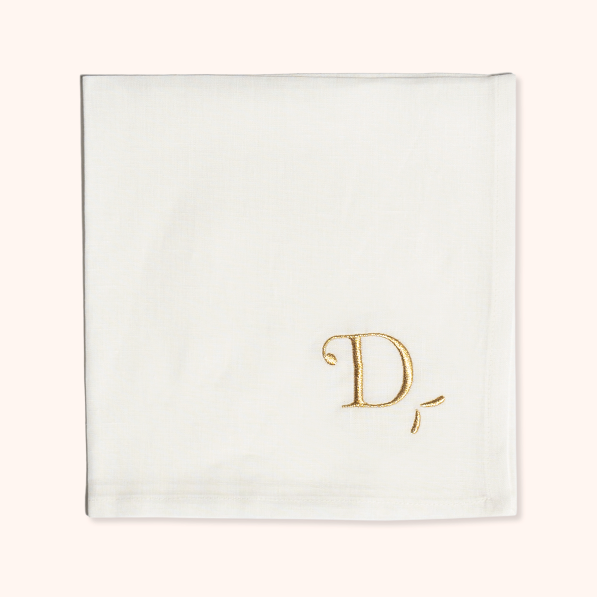 Napkin Letter D