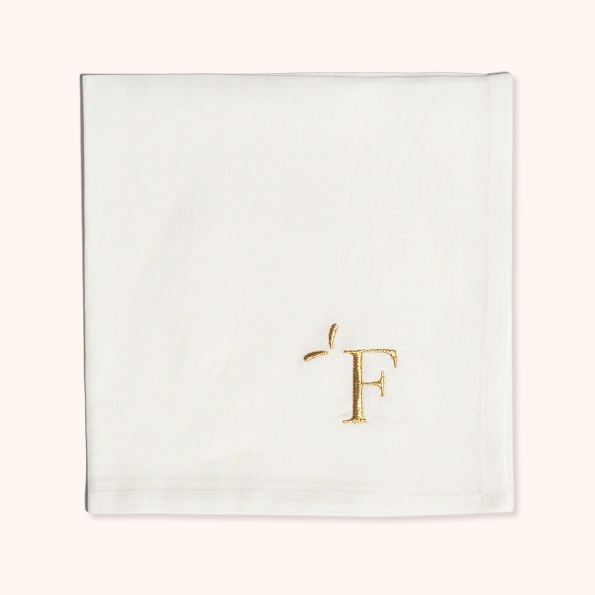 Napkin Letter F