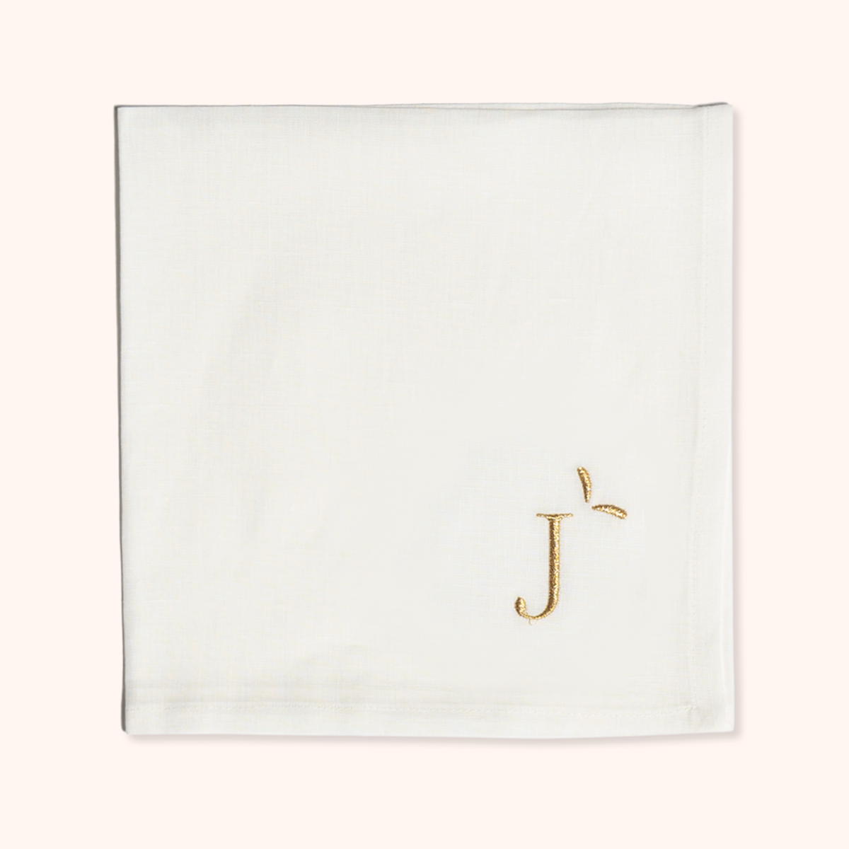 Napkin Letter J