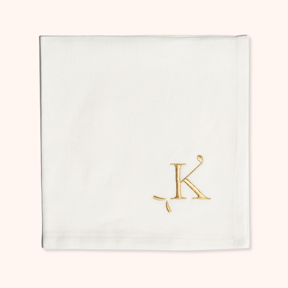 Napkin Letter K