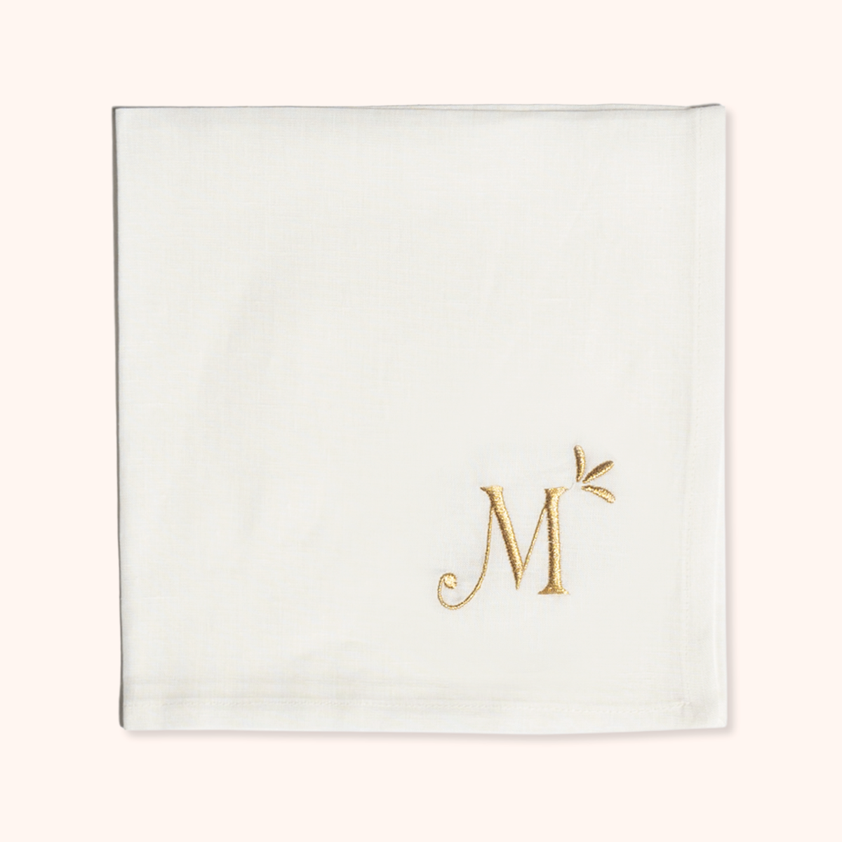 Napkin Letter M