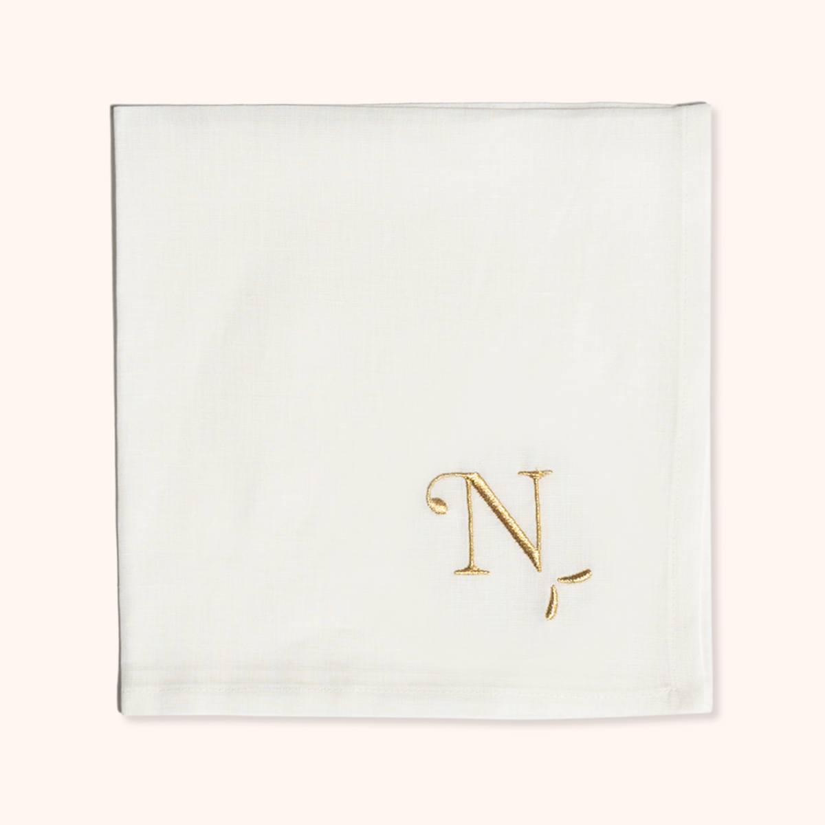 Napkin Letter N