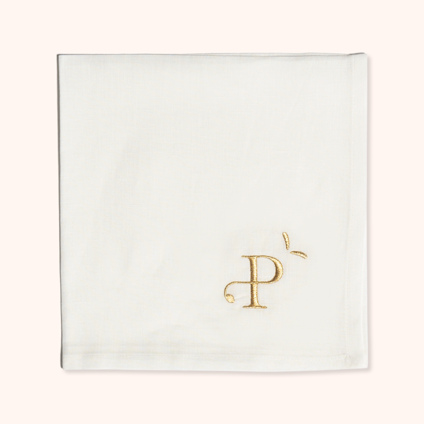 Napkin Letter P