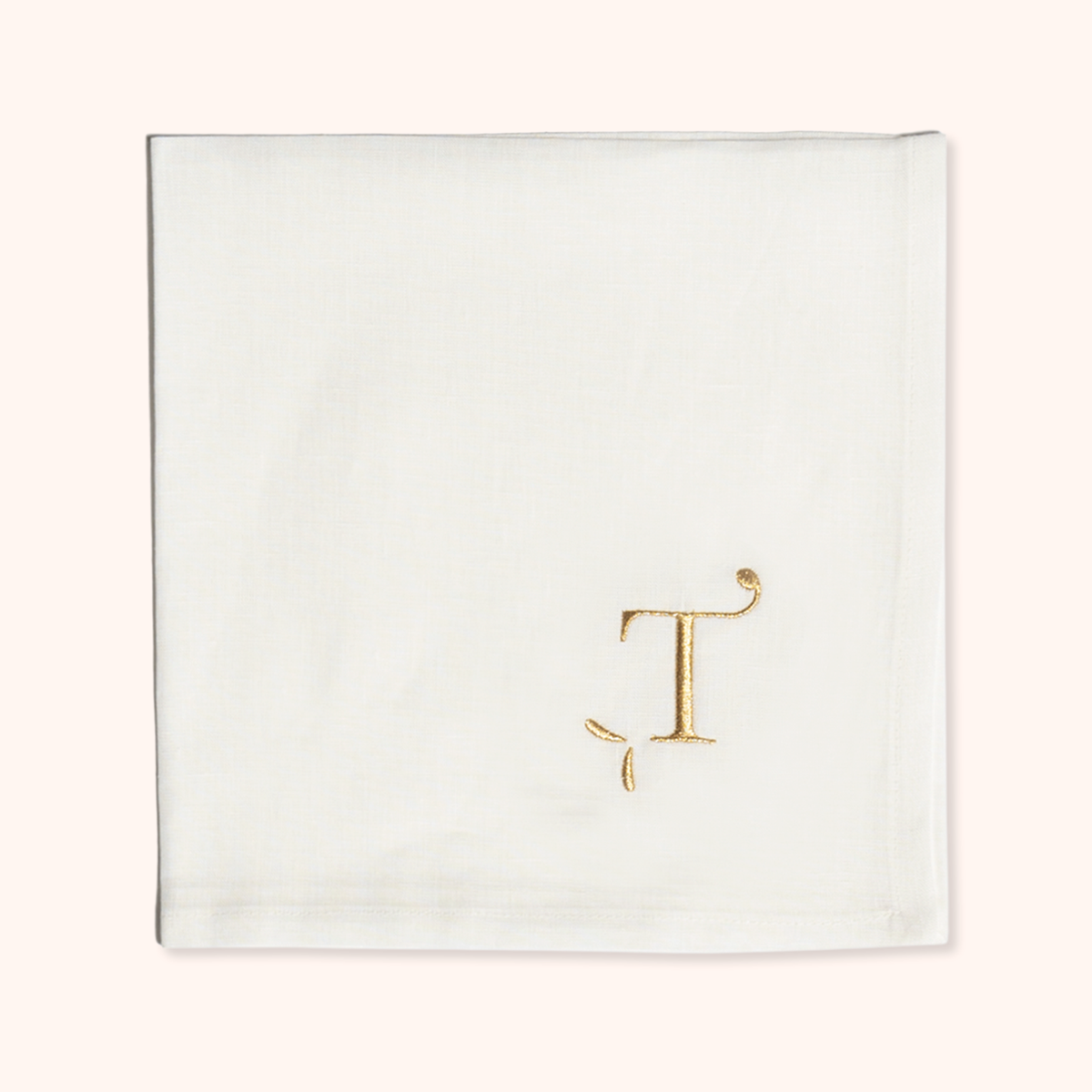 Napkin Letter T