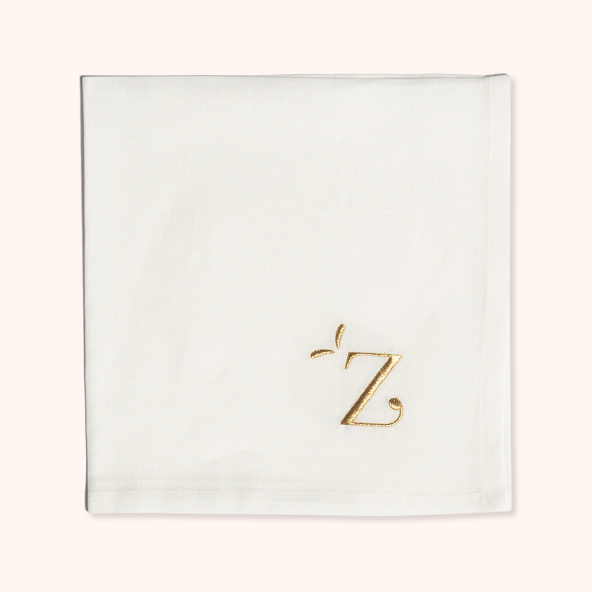 Napkin Letter Z
