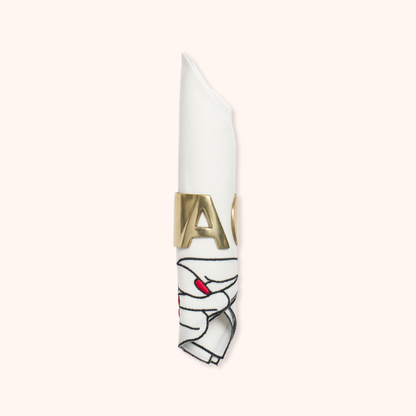 Napkin Holder Letter A