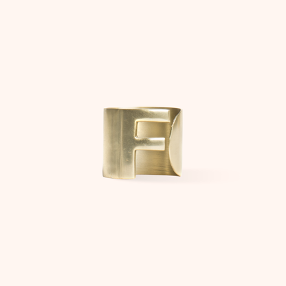Napkin Holder Letter F