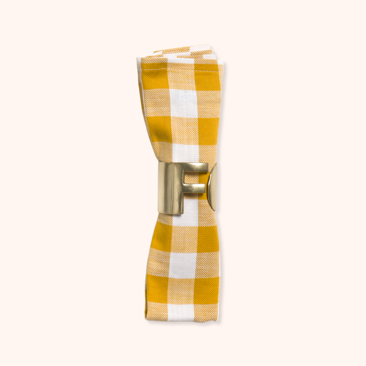 Napkin Holder Letter F