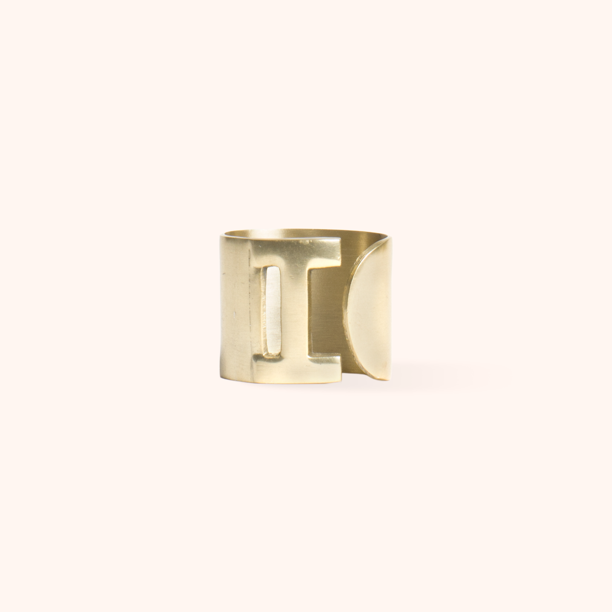 Napkin Holder Letter I