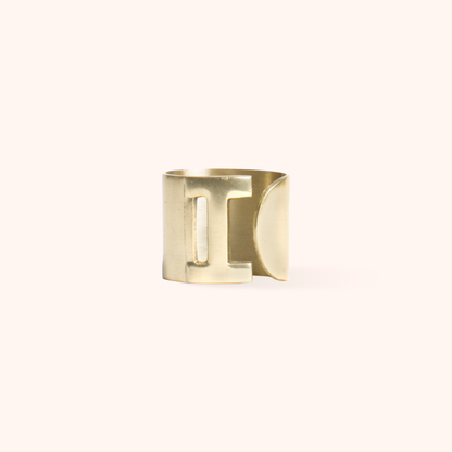 Napkin Holder Letter I