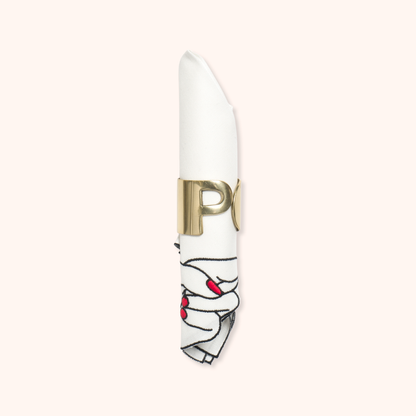 Napkin Holder Letter P