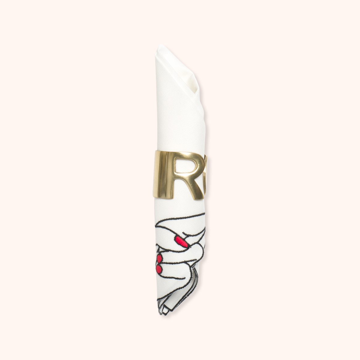 Napkin Holder Letter R