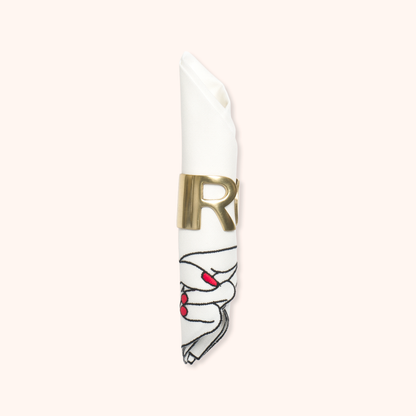 Napkin Holder Letter R