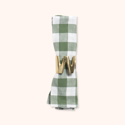 Napkin Holder Letter W