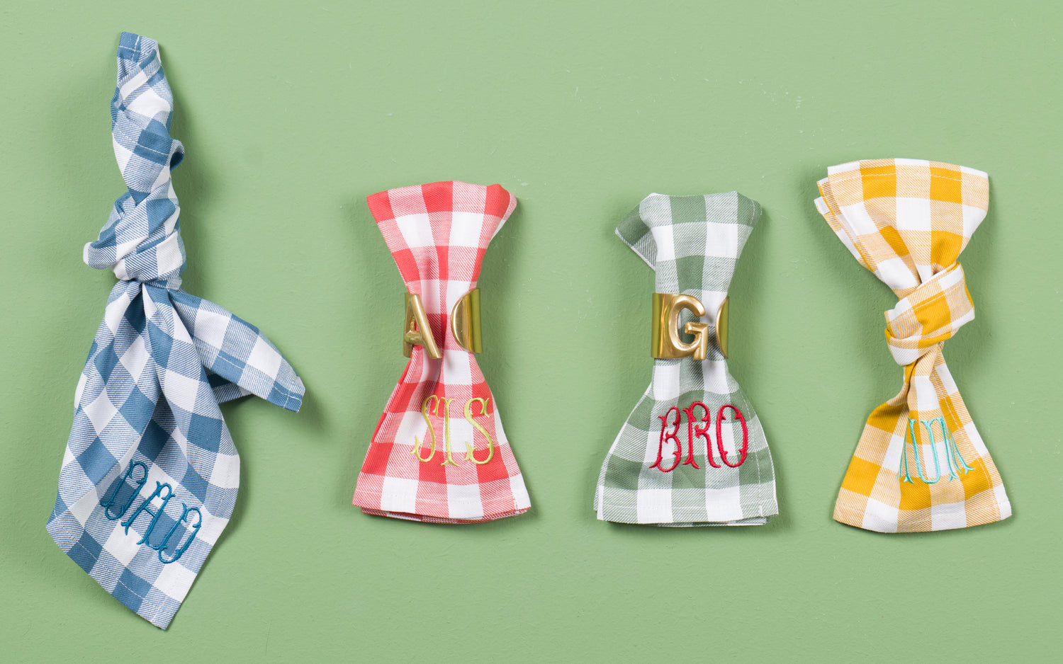 Napkin Letter I