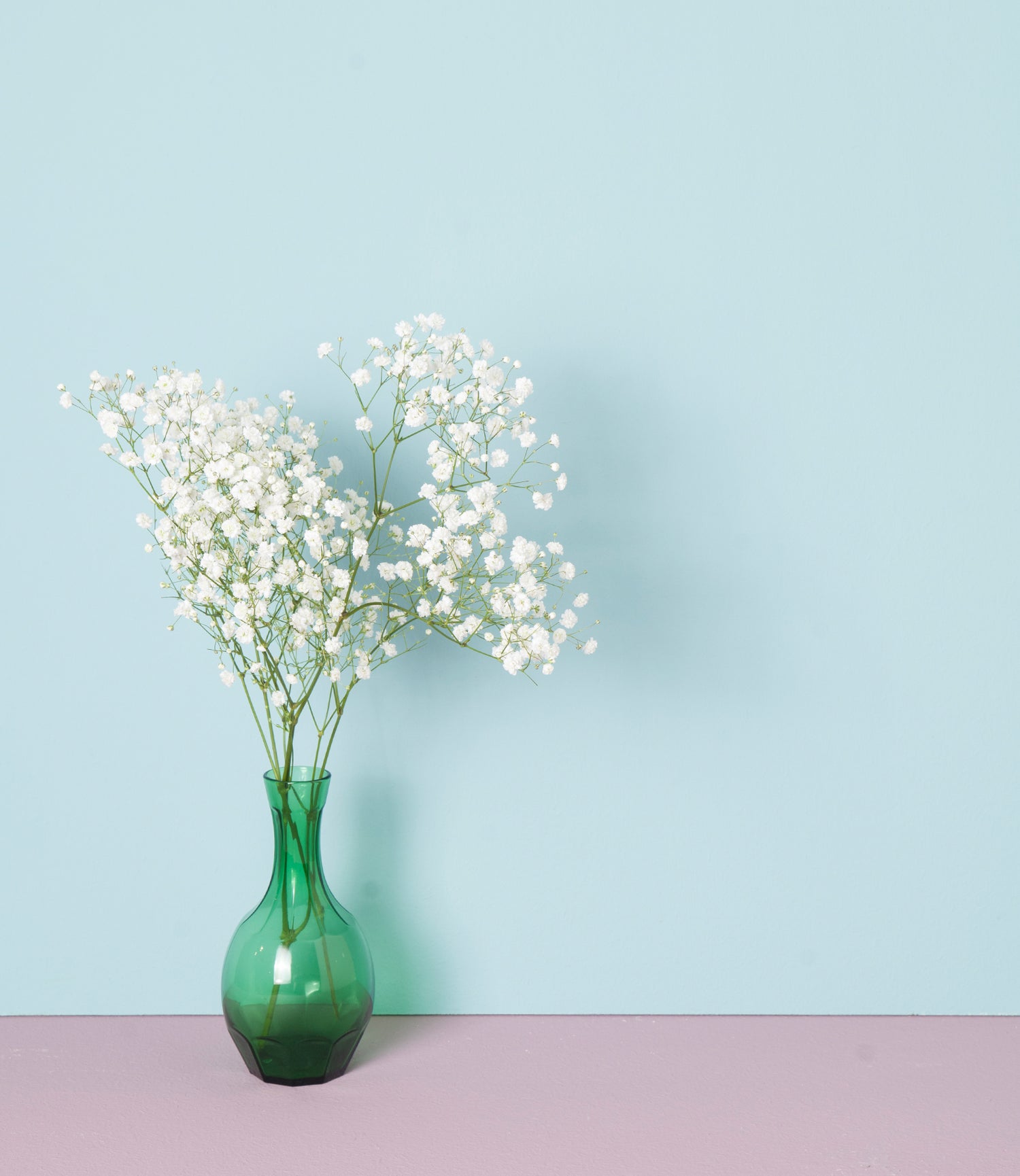 Set of 6 Light Blue Cocktail Glasses
