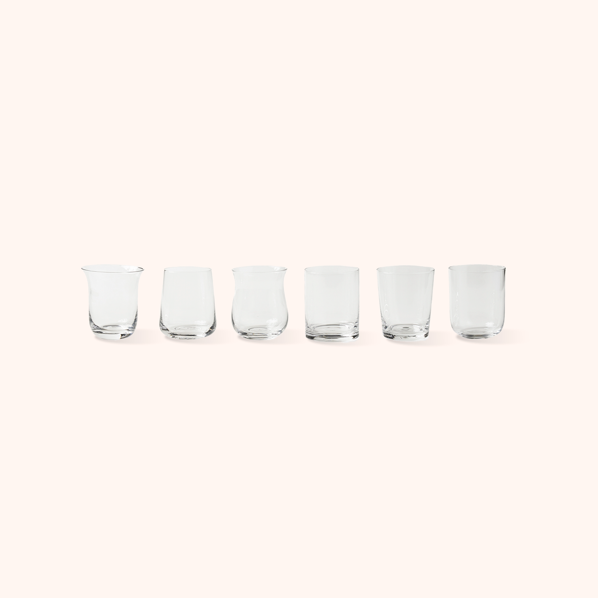 Set 6 Tumbler Trasparente