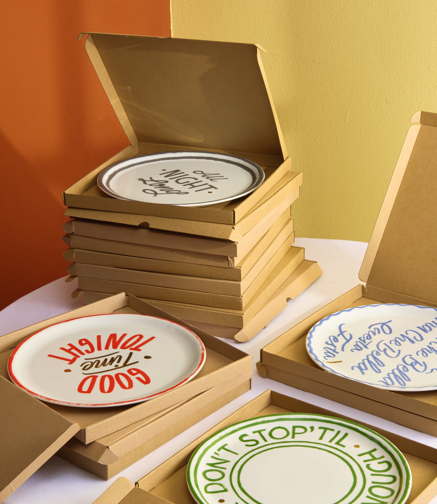 Don’t Stop Pizza Plate