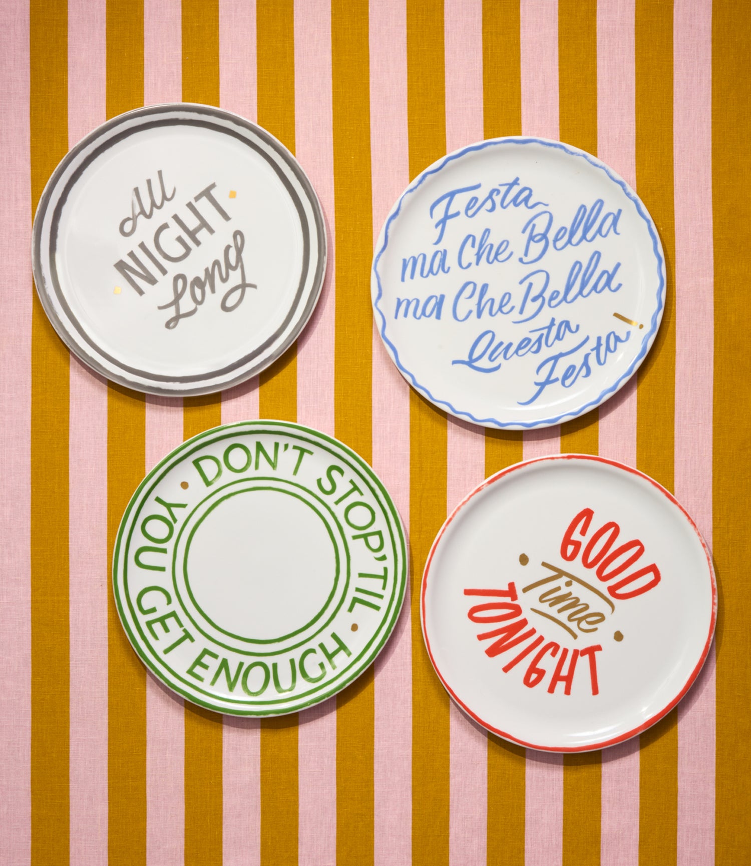 Don’t Stop Pizza Plate