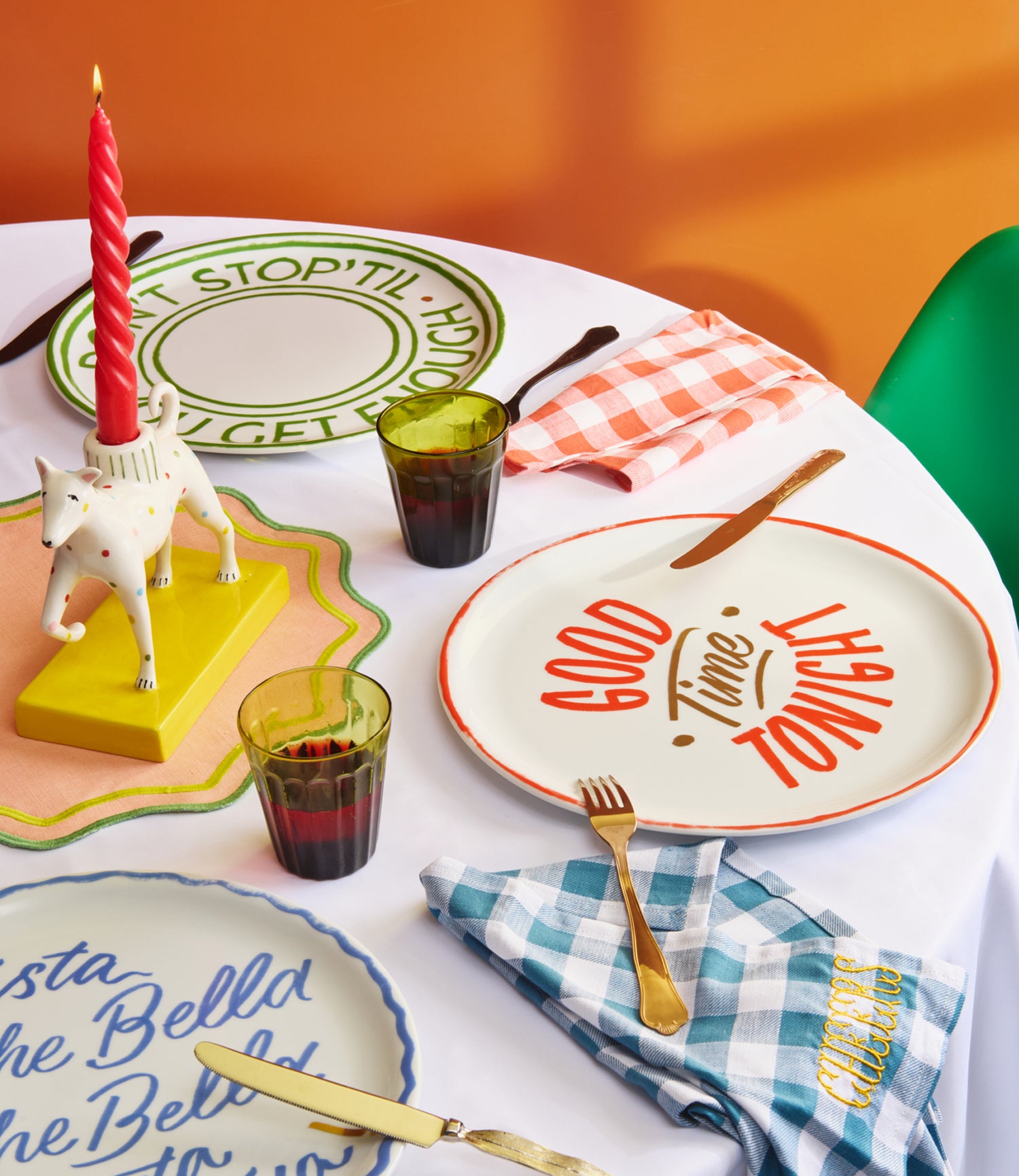 Don’t Stop Pizza Plate